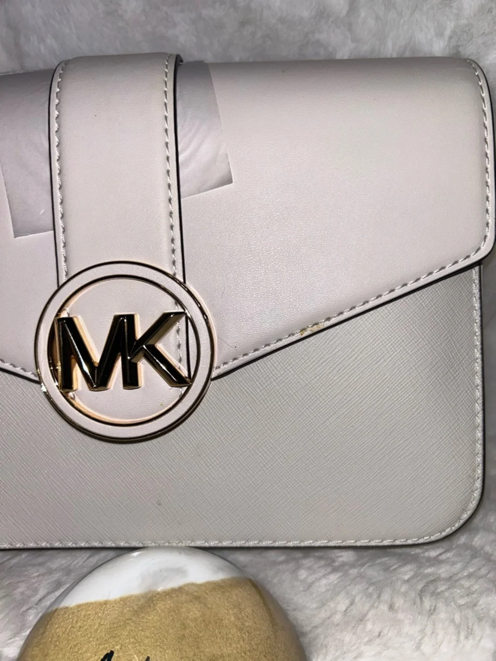 Michael Kors Cream Carmen Flap Crossbody Bag- BRAND NEW NWT